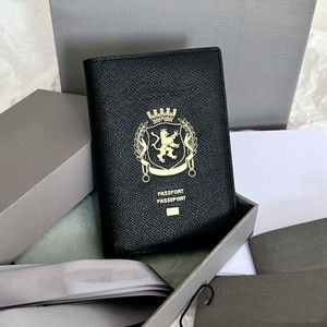 Latest 2024 card holder MEN'S PASSPORT LONG WALLET Luxury Designer Semi Matte Soft Textured Calfskin Wallet Bill Pocket Card Slots Purse Women Clutch Bag