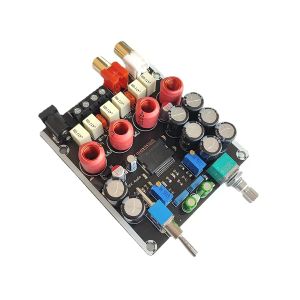 Amplifiers Class T TA2024 Dual Channel Digital Power Amplifier Board Stereo 15W*2 ihålig induktor Fullfrekvensförstärkare DC12V