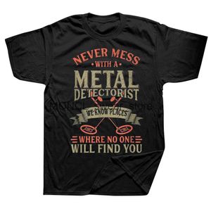 Men's T-Shirts Detectorist Metal Detecting Detectoring T Shirts Graphic Cotton Strtwear Short Slve Birthday Gifts Summer Style T-shirt Men H240506