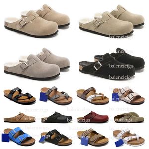 Tamancos chinelos sapatos de grife masculino masculino plataforma slides mule moda de moda birkinstock Suede verão couro sala favorita sandálias de pele favoritas 71