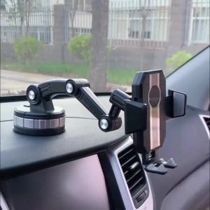 Stands Strong Suction Cup Car Phone Holder Center Console Smartphone Sucker Mount Universal Bracket Windscreen Adjustable Support