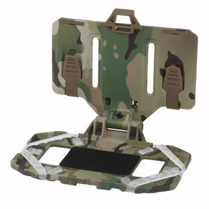 Tactical Molle Folded Navigation Board Phone Map Holder Military Hunting Vest Accessories Flip Lite Airsoft Chest Rig Universal 240430