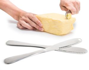 Rostfritt stål smör knivost dessert sylt spridare grädde kniv redskapsskärmdesserverktyg för toast frukost verktyg3015248