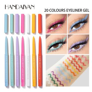 Eyeliner handaiyan 20 opção de cor, peyeliner gelripis