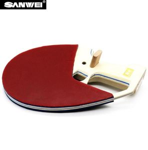 Godkänd Sanwei 9: e generationen Ready Made Pistol Table Tennis Racket Pong Racket Bat Raquets5725593