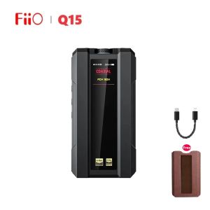 Amplificador FIIO Q15 MQA USB DAC AMP HIRES HIRES Audio Headphone Amplifer Player Decodificador HiFi Bluetooth 5.1 3,5m/4,4mm PCM768 DSD512