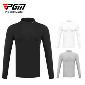 Men's Polos PGM Men Bottoming Shirt Autumn Winter Long Slve T-shirt Warm Clothes YF388 Wholesale Y240506
