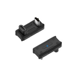 Adapter NKU USB Typec Männlich zum weiblichen Erweiterungsadapter 140W Ladung 180 Grad Turn Connector kompatibel für Steam Deck Rogally Game