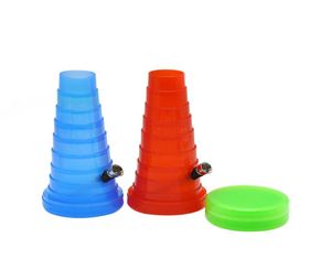 Plastic Stretch Tower Shape Water Smoking Pipe Shisha Hookah Bong7788041