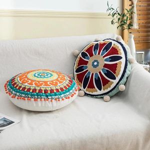 Pillow Exotic Style Bed And Breakfast Sofa Cover Back Moroccan Round