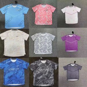 T-Shirts Erkekler Kısa Kollu Teknoloji Tshirt Yaz Erkekler Buz İpek Tshirt Top Spor Fitness Hızlı Kuru Pamuk Tshirt Koşu Eğitimi J