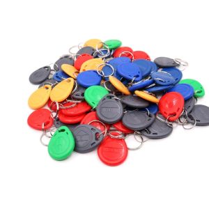 Cartão 50pcs color em4100 125khz keyfobs RFID Proximity Id Card Tags Tags Chave para acesso ao controle de controle