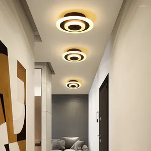 Ceiling Lights European-style Modern Personality Corridor Aisle Porch Minimalist Atmosphere Circular Creative Bedroom Lighting LB100607