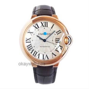 Crater Unisex Watches New Womens Watch Blue Balloon 18k Rose Gold 36 6mm Automatic Mechanical Wgbb0009 with Original Box