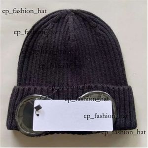 Zwei Objektivgläser CP Schutzbrille Beanies Männer Strick Hüte Schädel Outdoor Frauen Uniesex Winter CP Hut Beanie Black Grey Bonnet Gorros 8556