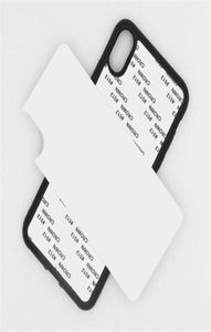 Boş 2D süblimasyon kasası TPUPC Isı Transferi Kılıfları İPhone 12 Mini 11 Pro MAX için Ful Kapak Alüminyum ile Samsung için I7358758