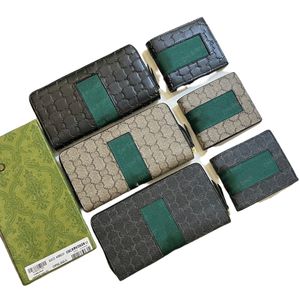 Mens Wallet Short Cross Section Youth Tri-fold Wallet Stitching Business Multi-card Zipper Coin Purse Wallet Passport Cover