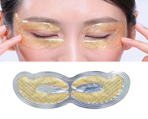Efero 24K Gold Crystal Collagen Mask Mask Patches для глаз уход за темные круги Удалите крем для антижирующих морщин -кожи Care1629365