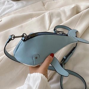 Shoulder Bags Cute Whale Design Women Bag Purses And Handbags Cartoon Crossbody Messenger Girls 2024 Bolsa Personality Coin Purse