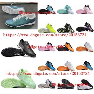 High Ankel Soccer Shoes Tiempoes Legendes 10 TF IC Soccer Cleats Cleats Trainers Mens Outdoor Football Boots