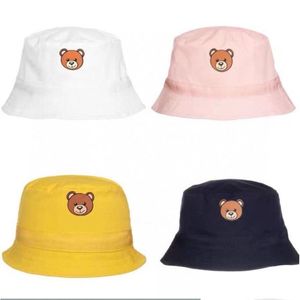 قبعات القبعات أطفال قبعة طفل لطيف دلو رفيع فتاة الصياد الأولاد شمس أربعة ألوان الربيع الصيفية الصيف