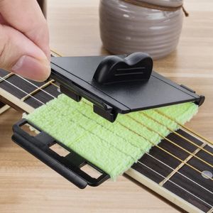 2024 1st Electric Guitar Bass Strings Scrubber Rub Cleaning Tool Maintenance Care Guitar String Cleaner Guiter Accessories