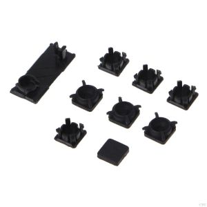 Joysticks Rubber Feet Plastic Button Screw Cap Cover Set Replacement for Sony Playstation PS3 Slim 2000 3000 Controller