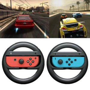 Колеса игрового контроллера Wheels 2pcs для Nintendo Switch Racing Game Controller NS Joycon Grip держатель тележки