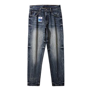 Business Casual Men's Jeans, nostalgische lose Jeans, Größe 40-48 für 100-142 kg Fat Guy