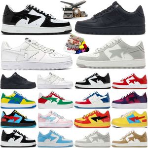 Sta Casual Shoes SK8 Low Männer Frauen Farbe Block Hai Schwarzweiß Pastellgrün blau Wildleder Herren Damen Trainer Outdoor Sport Sneaker Gehen Jogging Schuhe