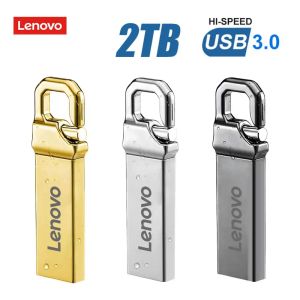 Adaptador Lenovo USB Flash Drive USB 3.0 Capacidade real 2TB 1 TB Pen Drive de alta velocidade 520MB/S