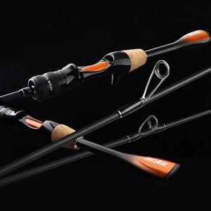 Ultralight Fishing Haste de fibra de carbono Spinningcasting Lure Polo Top Solid Ul Super Soft Fast Trout Hastes 240506
