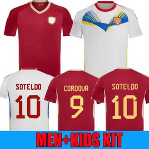 2024 2025 Venezuela Soccer Maglie nazionale Soteldo Sosa Rincon Cordova Casseres Bello Ja.Martinez Rondon Osorio Machis 24 25 Shirt da calcio Copa America