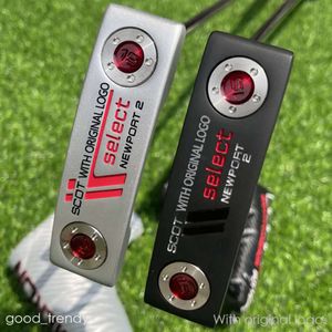 Newport'u seçin 2 Diğer Golf Ürünleri Leftright El Limanı 20 Putter Siyah Gümüş 32/33/34/35 inç Headcover Scotty Putter Golf Putter 348