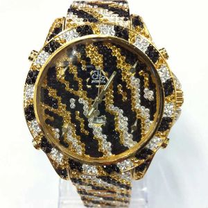 Projektant Luksusowy automatyczny zegarek mechaniczny JKCO Czech Leopard Sky Star Skull Modna para Para dużych chłopców i dziewcząt Diamentowe stalowe zegarki dla mężczyzn ruch