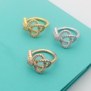 Pierścień projektantów luksusowe pierścionki kobieta dama proste pierścienie dla kobiet 6 7 8 JAGIN MOGIN JEINDETERS Połączki Połączenie srebrnej igły anty alergia