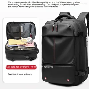 Storage Bags Travel Backpack Luggage Men's Business Multifunction Computer Outdoor Fitness Bag Vacuum Compression Large-capacity