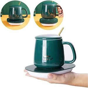 Tumbler 1pc Smart Coffee Set set automatico Accensione/Off di induzione a gravità Mubita da ufficio usa una tazza di cera di candela piastra di riscaldamento a caldo (fino a 131 f/55c) H240506