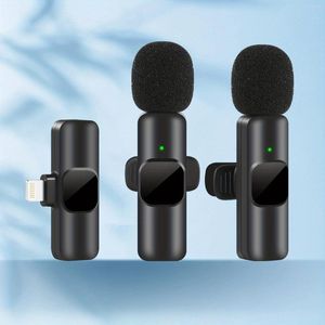 Mikrofone K9 Wireless Lavalier -Mikrofon für Live -Interviews Intelligente Rauschreduktion Überwachung des Nachhalls Bluetooth 2024