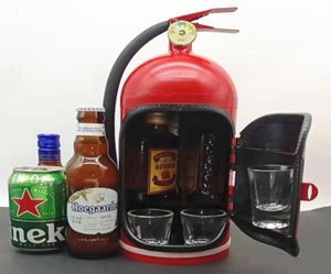 STRUMENTI DI barre Fire Extinguisher Design Mini Bar No Novelty Liquor Wine Storage Boxes for Whisky Amot Fireman Firefighters Bar 4000852