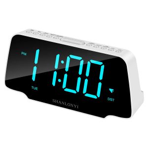 Relógio Rádio do Alarm Relógio Com 9 