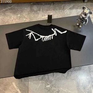 Bågskjorta överdimensionerade tshirts män kvinnor tröja tryckt kort ärm t shirt designer tshirt herr rund hals sport tee pullover skjortor 4xl 5xl bågjacka 669