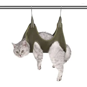 Köpek yakaları kedi tımar Hammock anti -scratch ısırık çivi ve kulak/göz bakım aksesuarları kesme için sabit çanta yardımcısı evcil hayvan