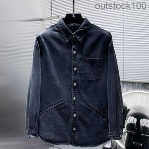 Trend Luxury Original CH -märkeströjor för kvinnor män Rätt version av Crooker Button Up Shirt Denim Jacket Fashionabla Weaving Highend