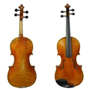 4/4 hanadmade European wood violin clear sound quality spruce and maple wood