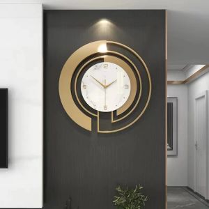 Orologi da parete silenziosa orologio sede di lusso casa e decorazione domestica in stile moderno soggiorno decorazioni orologi arte design di moda decorativa