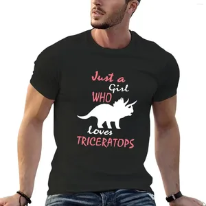 Men's Polos Triceratops Girl Gift T-Shirt Edition Vintage Mens Big e Tall T Sizer