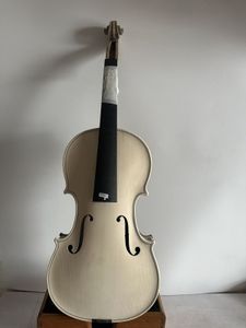 4/4 Violin Unvarnished bird eye maple wood back old spruce top hand carved 3181