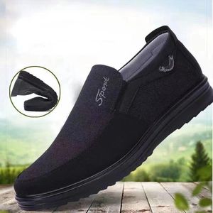 Casual Shoes Size 50 Men Breathable Fashion Light Old Beijing Cloth Men's Slip On Flat Canvas Work Zapatillas Hombre