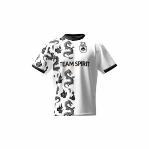 Erkek Tişörtleri 2023/24 Ruh Team Yeni Dragon Jersey 3D Baskı Erkek E-Sport Yuvarlak Boyun Yaz Fanları Özel T-Shirt Moda Erkek Tekdüze Giysileri T240505